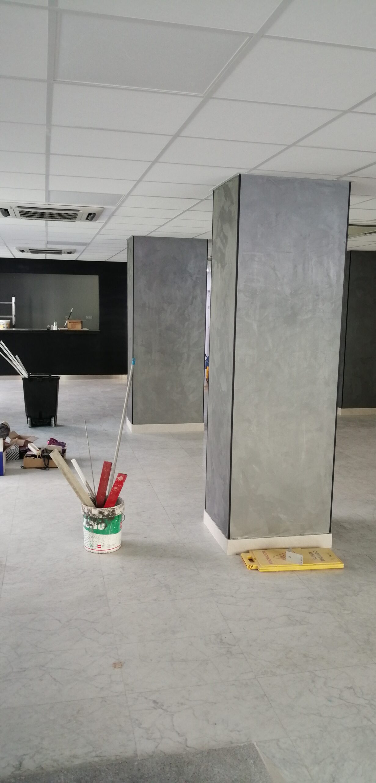 COLUMNAS ESTUCO SEDA EFECTO